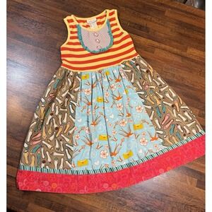 Matilda Jane Ode to Shoes tank dress size 6.  Summer fun.  Cottagecore